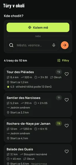 Stezky do 10 km