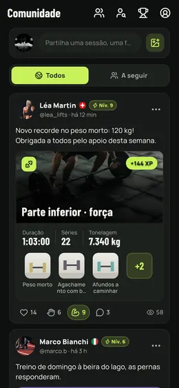 O mural da comunidade