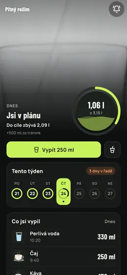Pitný režim dne